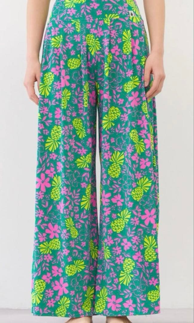 【限定値下げ】リンダワークス　アーヤパンツパイナップルドリーム　L