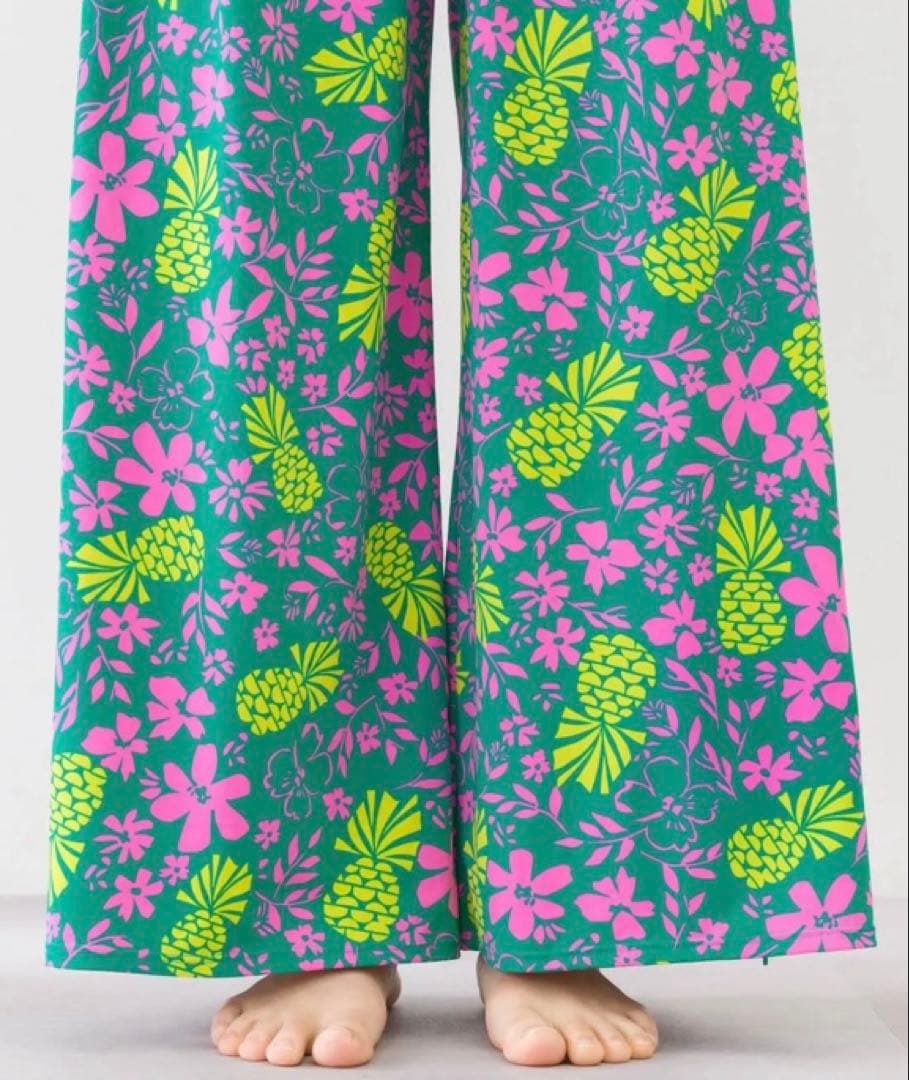 【限定値下げ】リンダワークス　アーヤパンツパイナップルドリーム　L