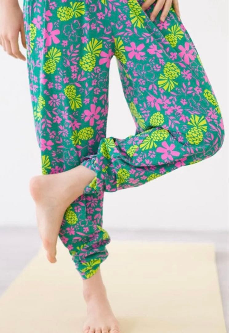 【限定値下げ】リンダワークス　アーヤパンツパイナップルドリーム　L