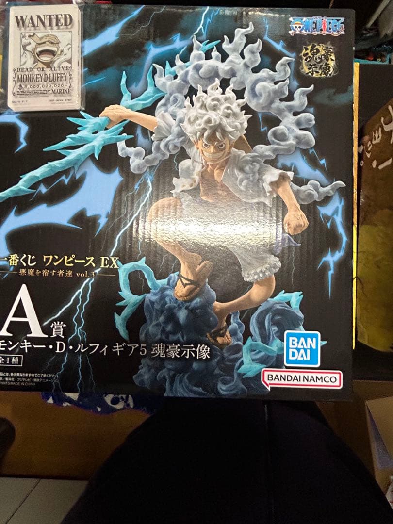 1番くじワンピースex vol3 ABDラストワン4点とアクリルブロック2種