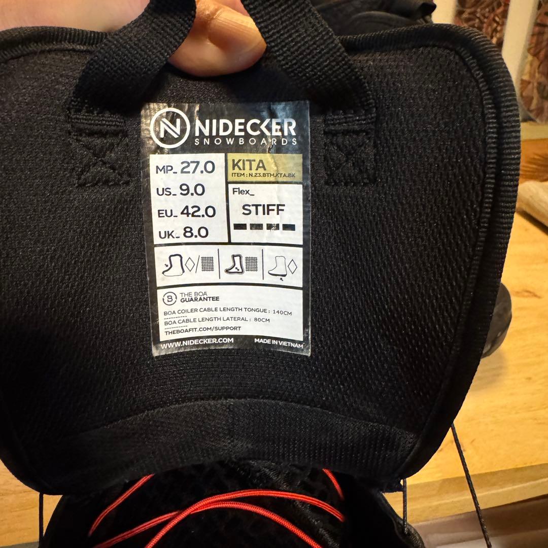 t*i様 NIDECKER/KITA 27.0 ナイデッカー ダブルボアスノーボ