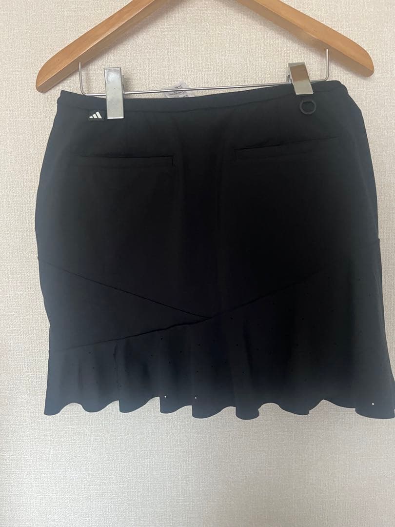 新品　adidas ゴルフ　モックネック　イエロー　スカート　セットアップ　L