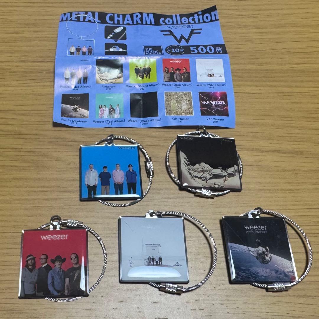 weezer メタルチャームコレクション 5個セット