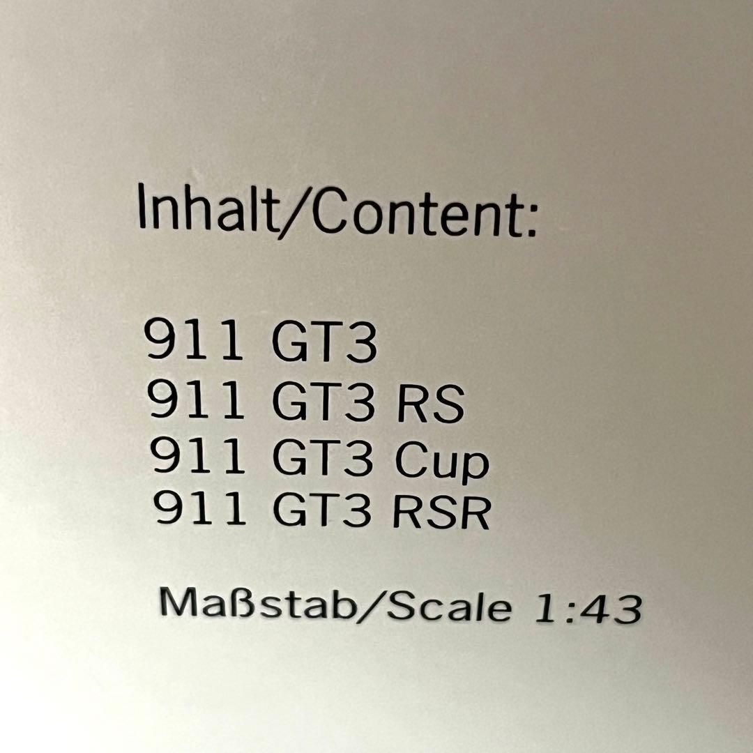 ★激レア★京商★1/43 ミニカー★ポルシェ911 GT3★4台セット★