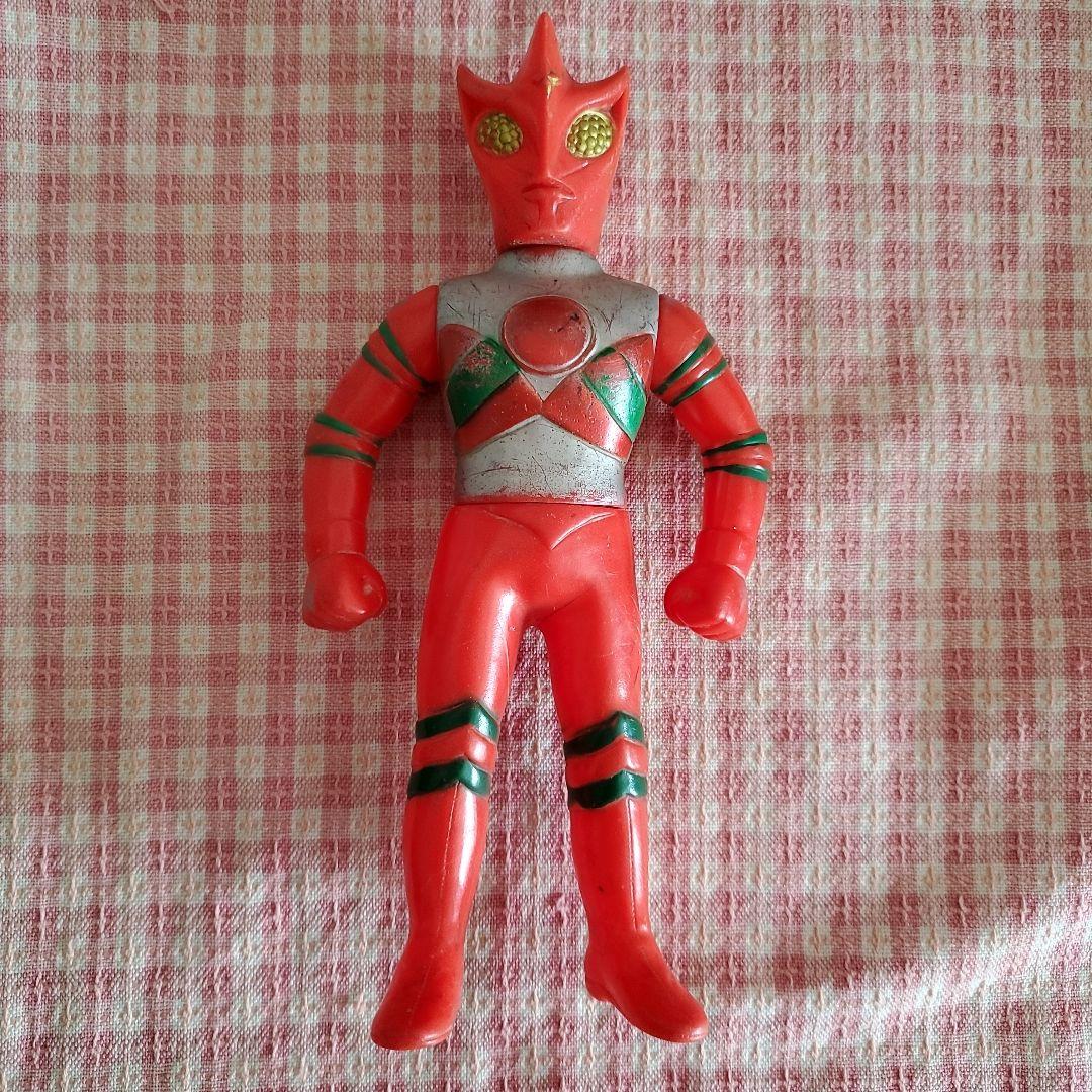 昭和レトロ レア 当時もの ブルマァク製 戦え トリプルファイター ソフビ