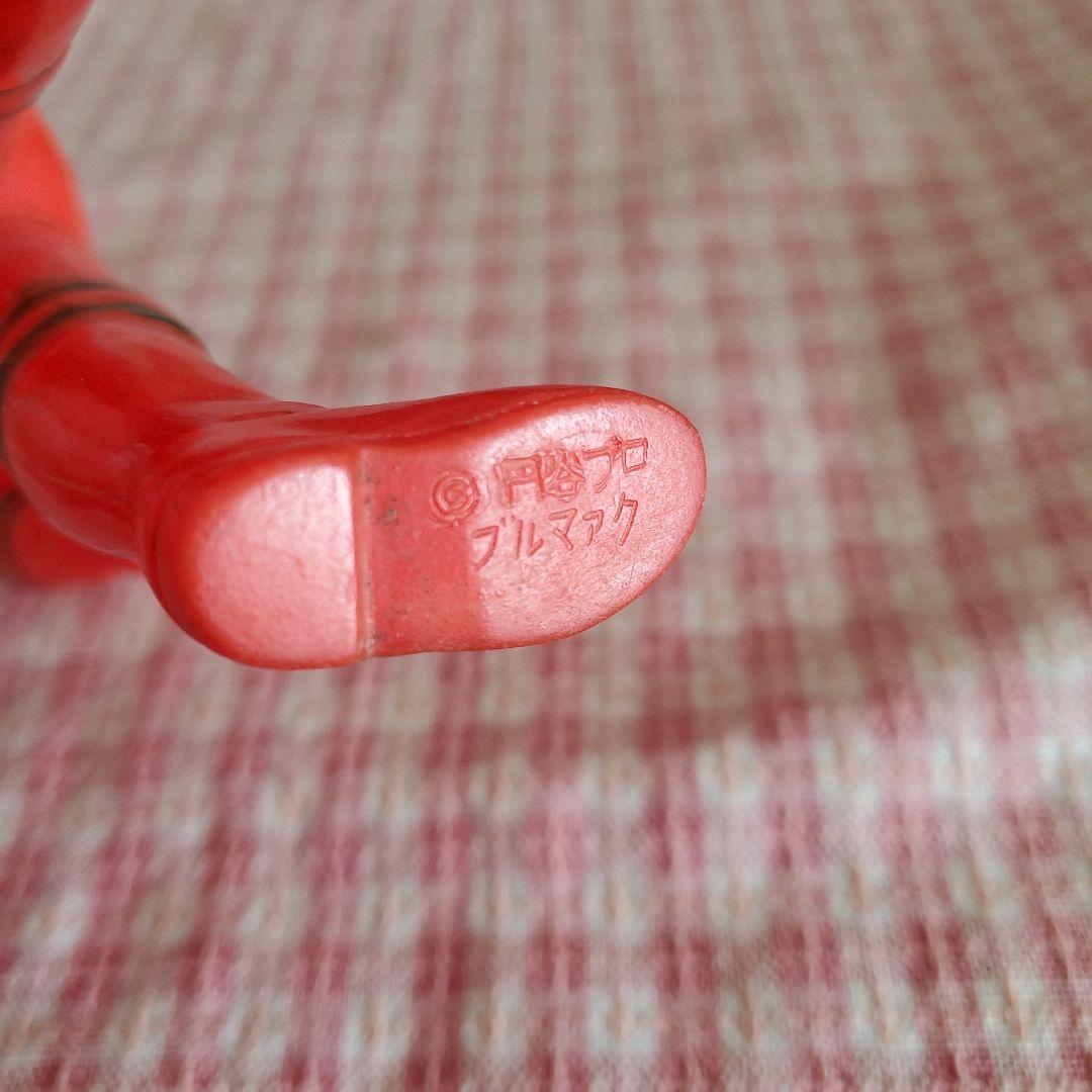 昭和レトロ レア 当時もの ブルマァク製 戦え トリプルファイター ソフビ