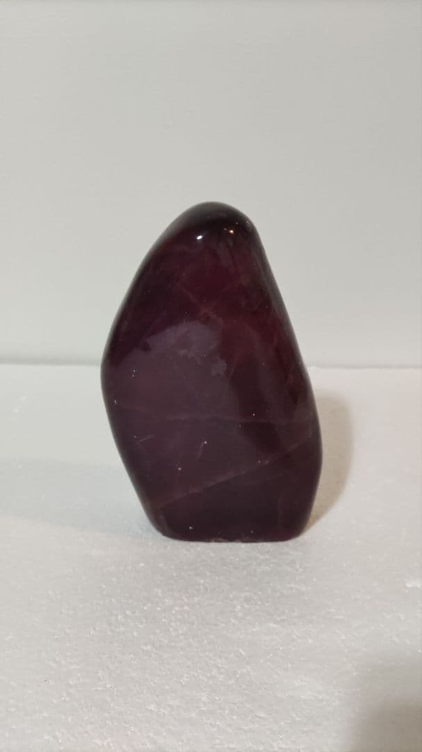 パワーストーン　天然石　パープルフローライト　置物　3.4kg　No.805