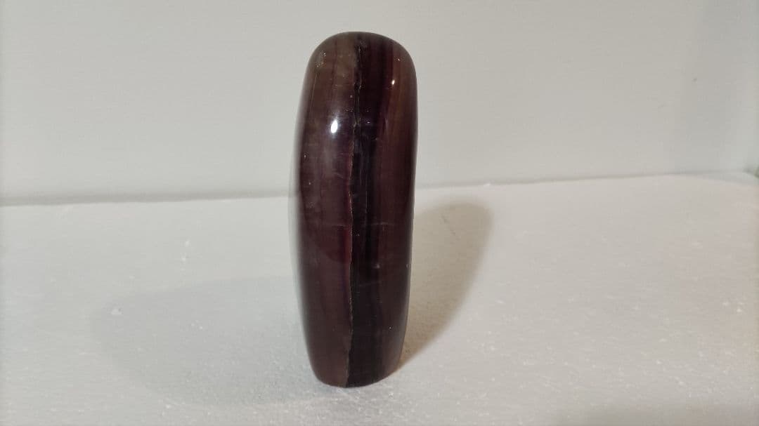 パワーストーン　天然石　パープルフローライト　置物　3.4kg　No.805