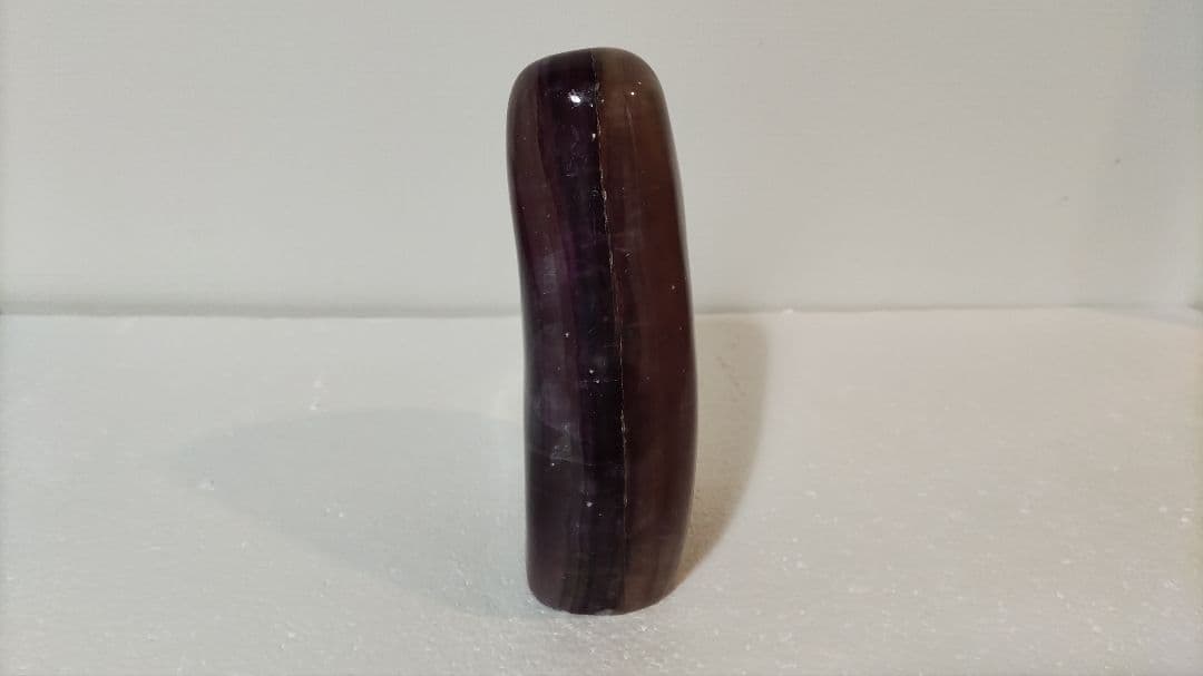 パワーストーン　天然石　パープルフローライト　置物　3.4kg　No.805