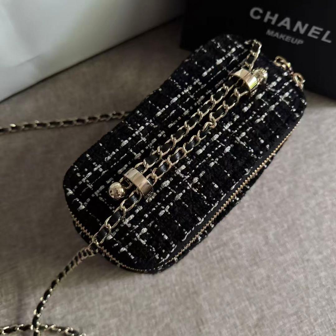 VIP会員限定 ノベルティ　チェーン　ショルダーバッグ　ツイード