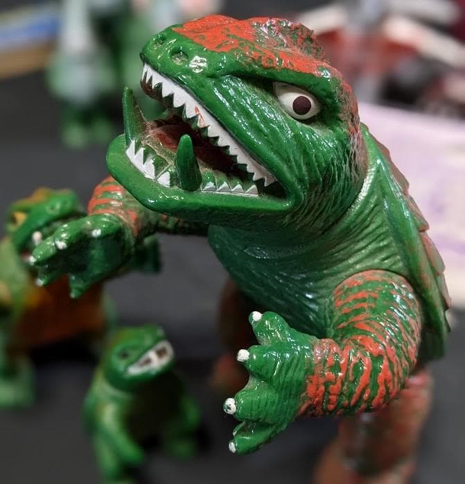 【テロン】昭和ガメラ＆ギロン＆宇宙ギャオス（日東復刻）ソフビ９体セット