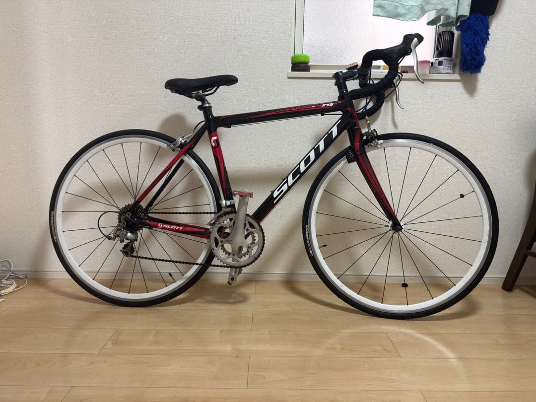 SCOTT S45 ロードバイク ブラック/レッド