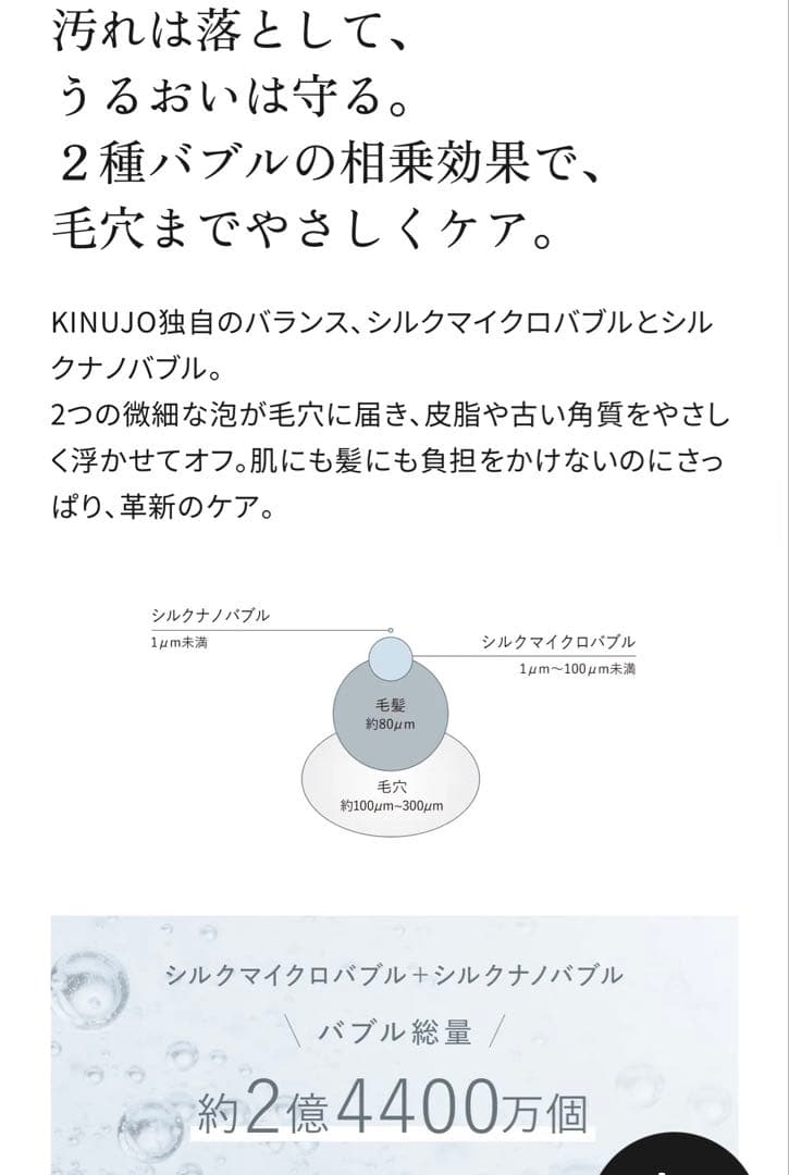 KINUJO キヌージョ シャワーヘッド Silk Rich Shower