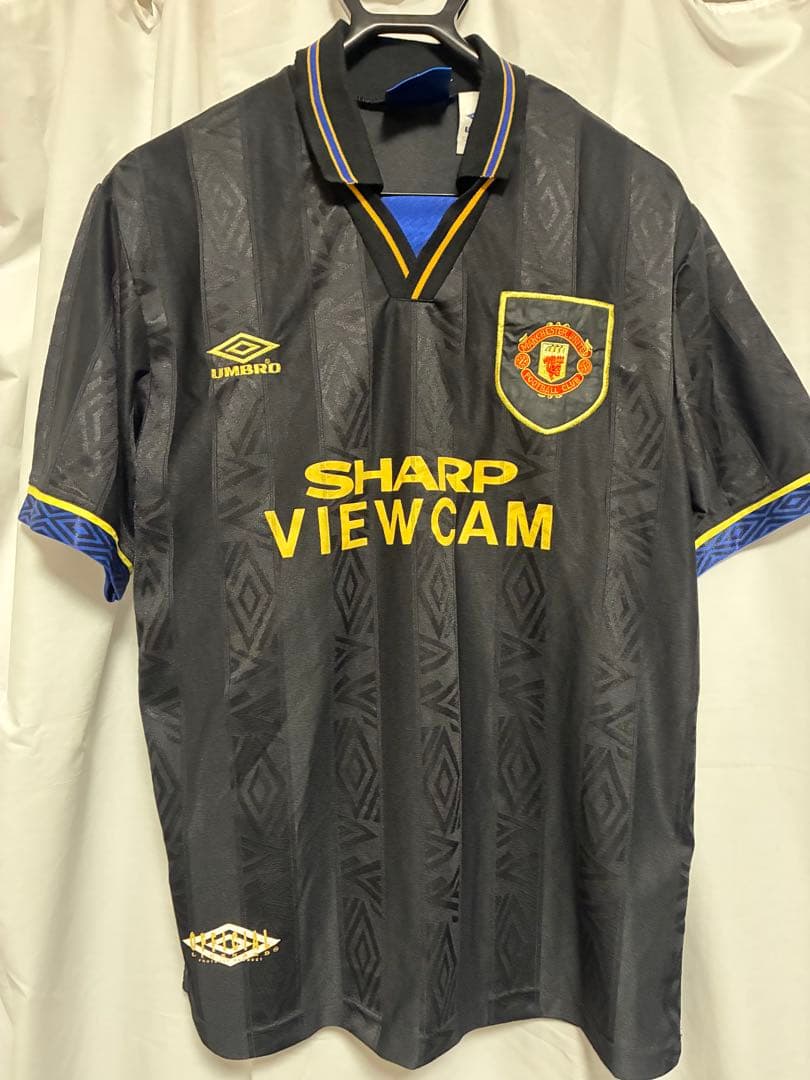 93-95マンチェスターユナイテッド　 umbro(ブラック) L