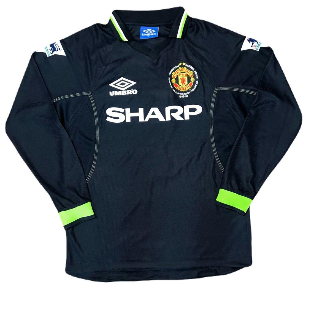 マンチェスターユナイテッド　サードユニフォーム　長袖　マンU 98 ゲームシャツ