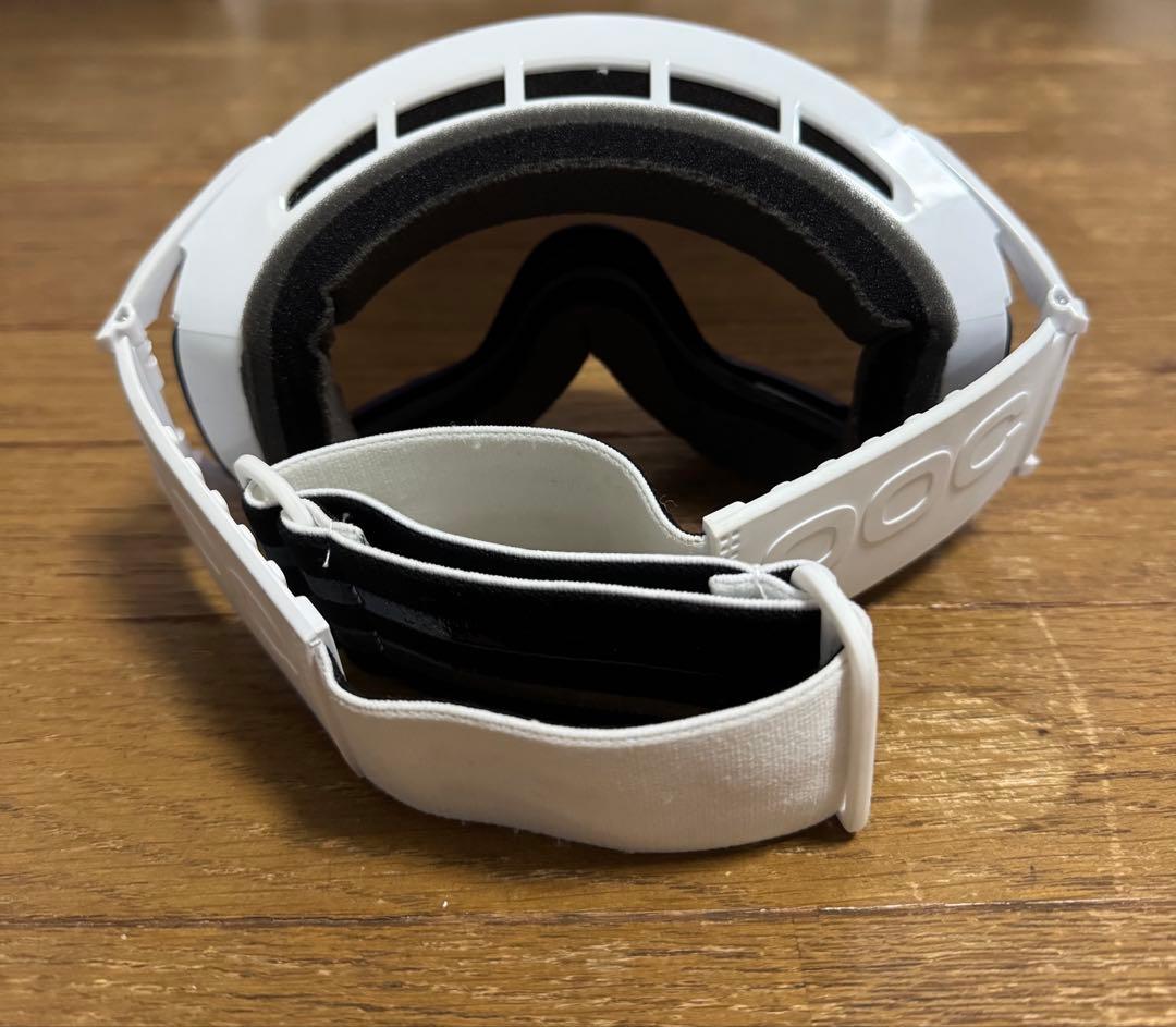 POC ホワイト ゴーグル 収納ポーチ付き