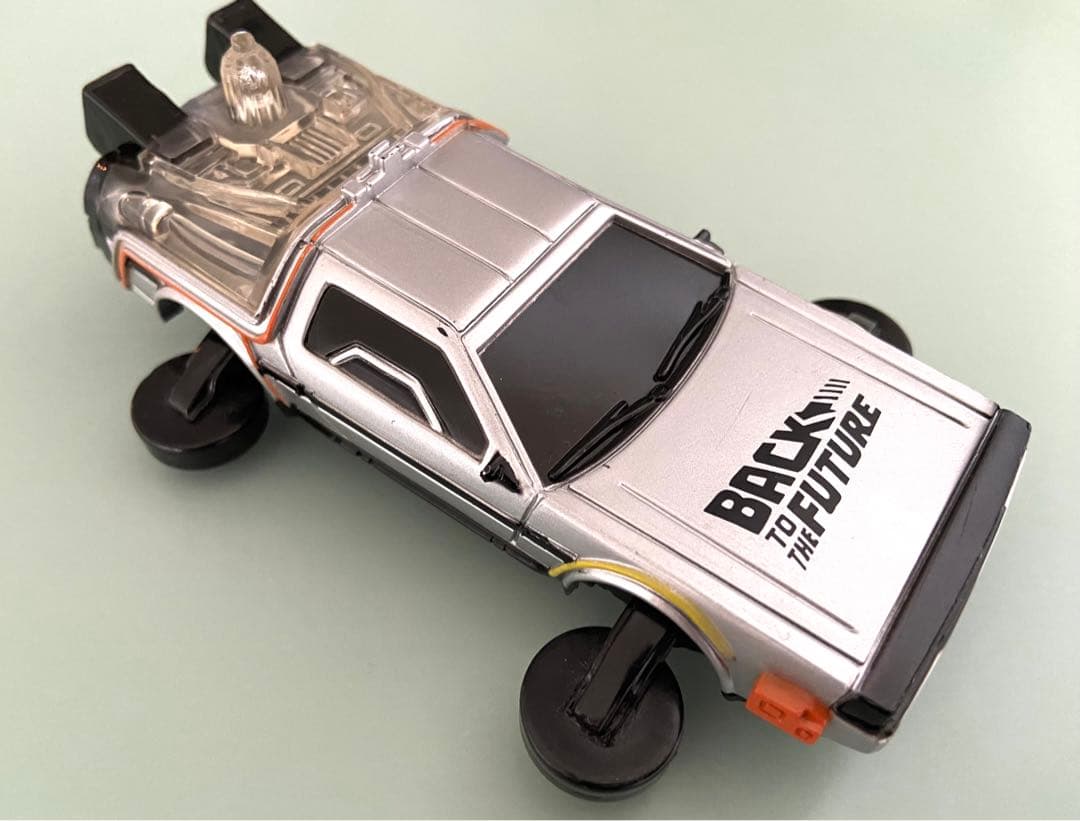 今週のみ【レア年代物】光る‼︎バック・トゥ・ザ・フューチャー デロリアン ミニカー