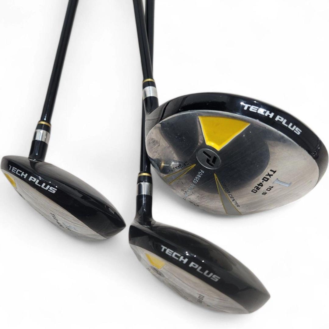 TECH PLUS TXD-420 ゴルフクラブ 11本 純正セット 初心者向け