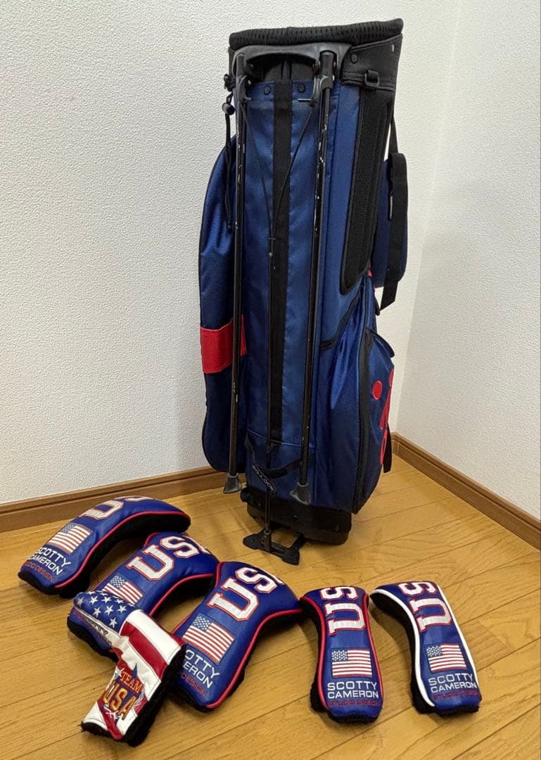 SCOTTY CAMERON ライダーカップキャディバッグ　ヘッドカバーセット