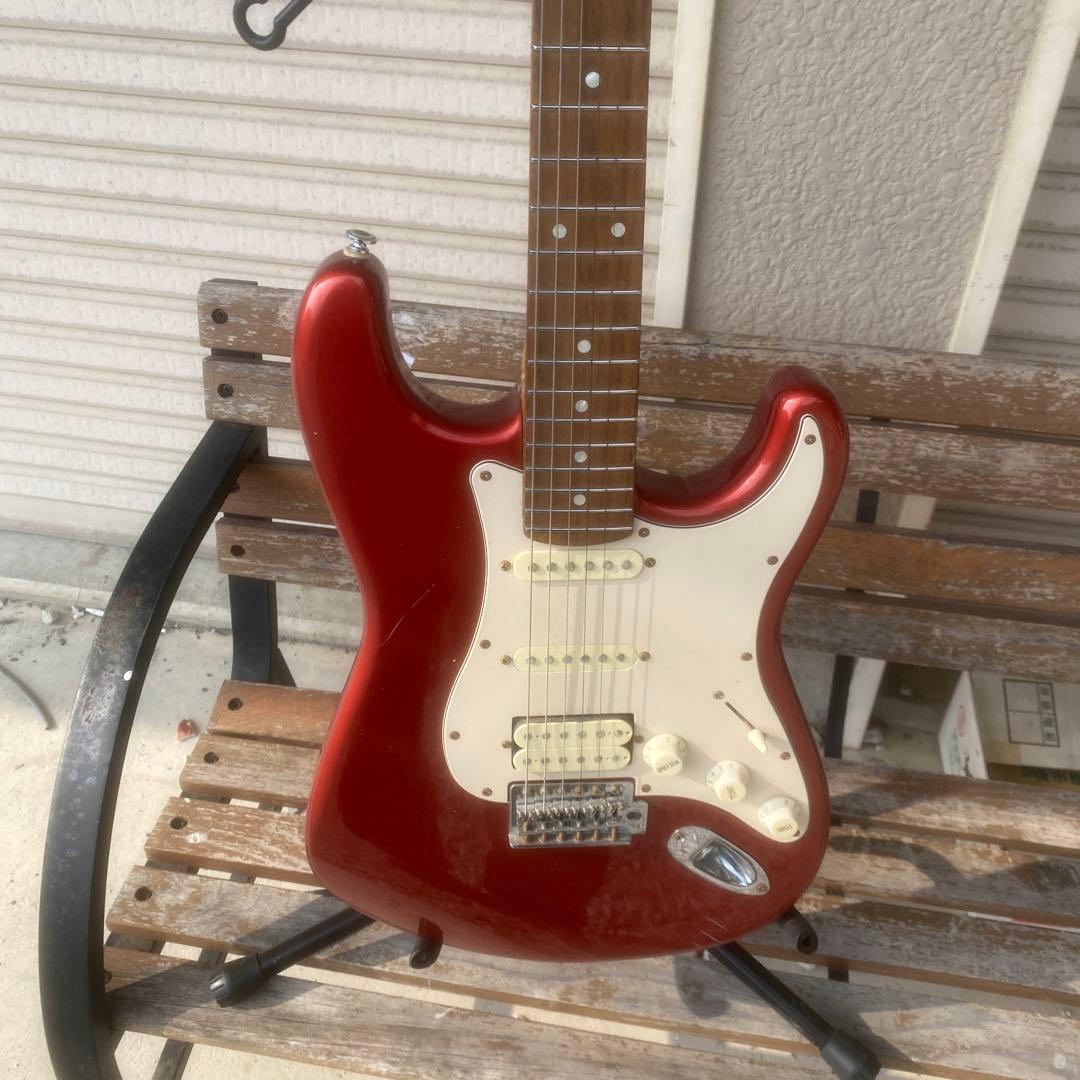 BUSKER'S エレキギター レッド