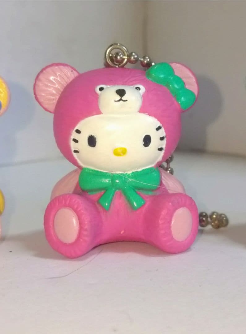 【絶版】サンリオピューロランド　ハローキティ　テディベア　キーホルダー【レア】