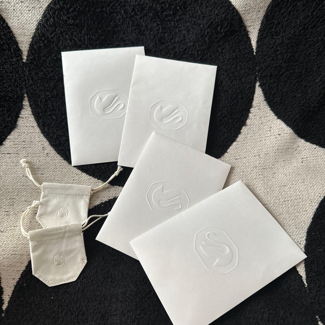 SWAROVSKI 空箱21個·紙袋14枚·リボン10本·レター袋3枚·小袋2枚