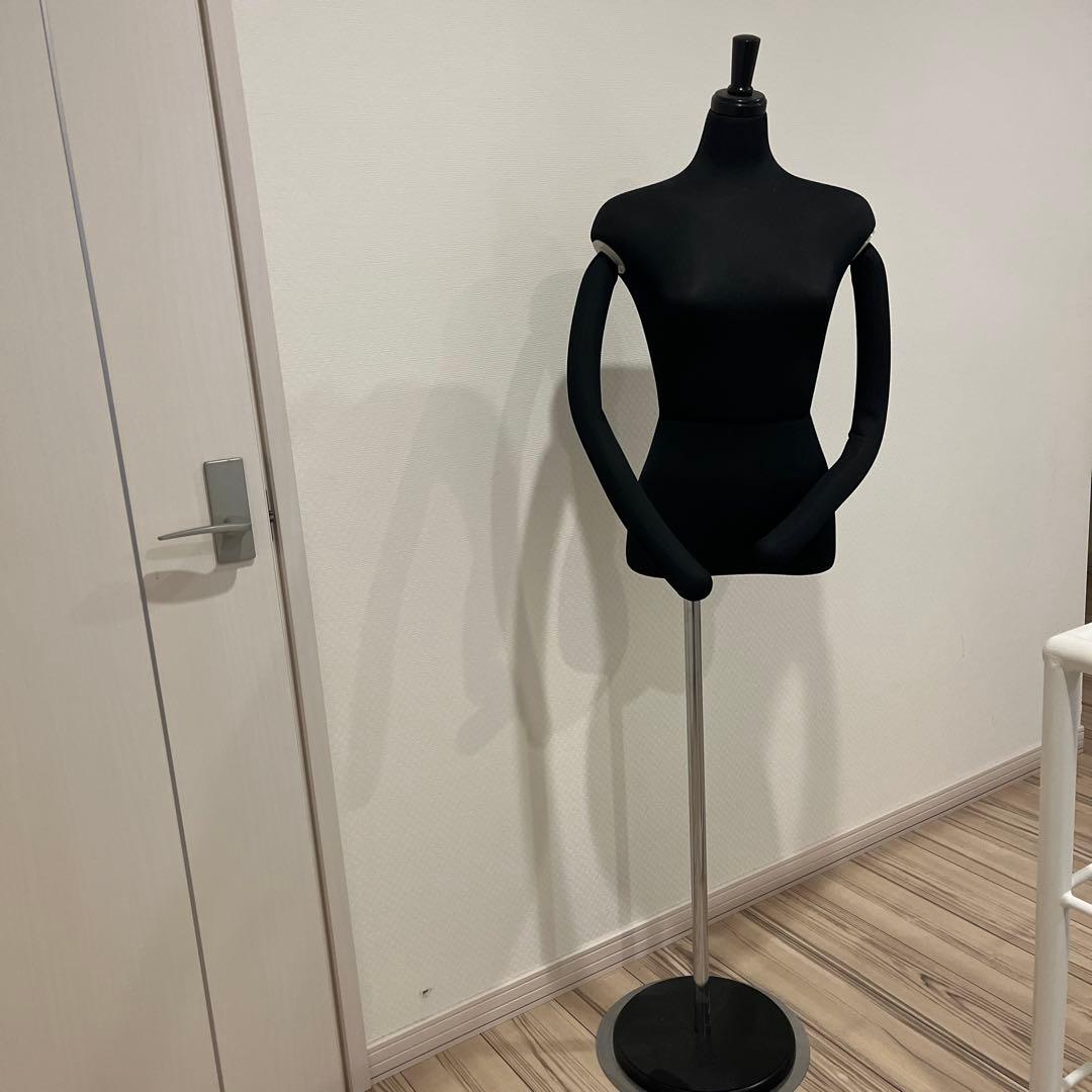 ブラックドレスフォームマネキン レディース トルソー