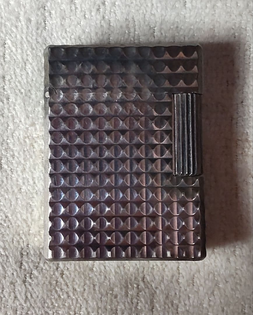 S.T.Dupont エステーデュポンガスライター 着火確認済 カバー付