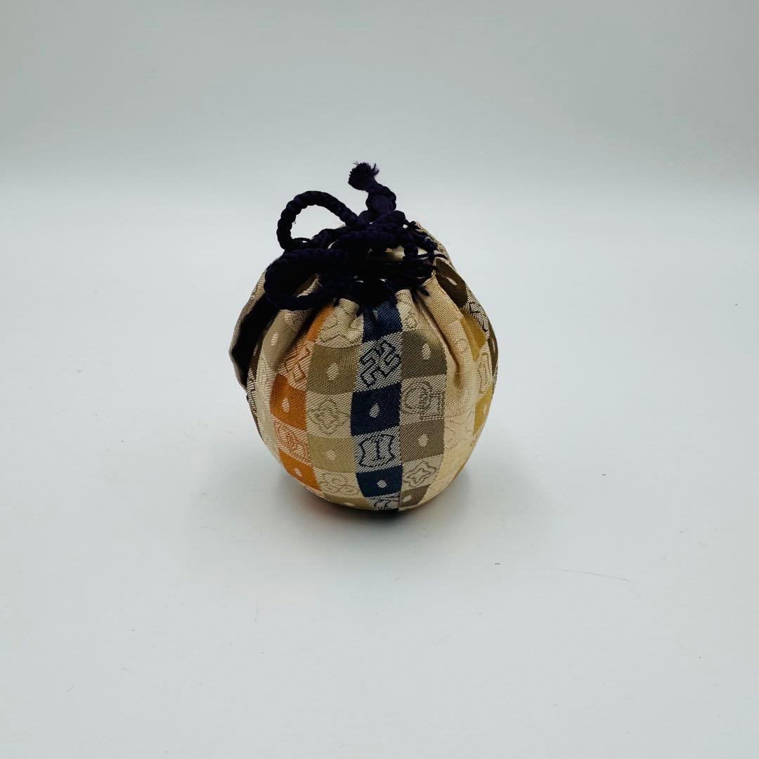 【古瀬戸　文琳　茶入　仕覆　茶道具　共箱】骨董　アンティーク　インテリア