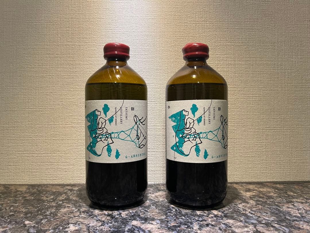 【2本セット】辰巳蒸留所 アルケミエ グリーン アブサン 58度 500ml