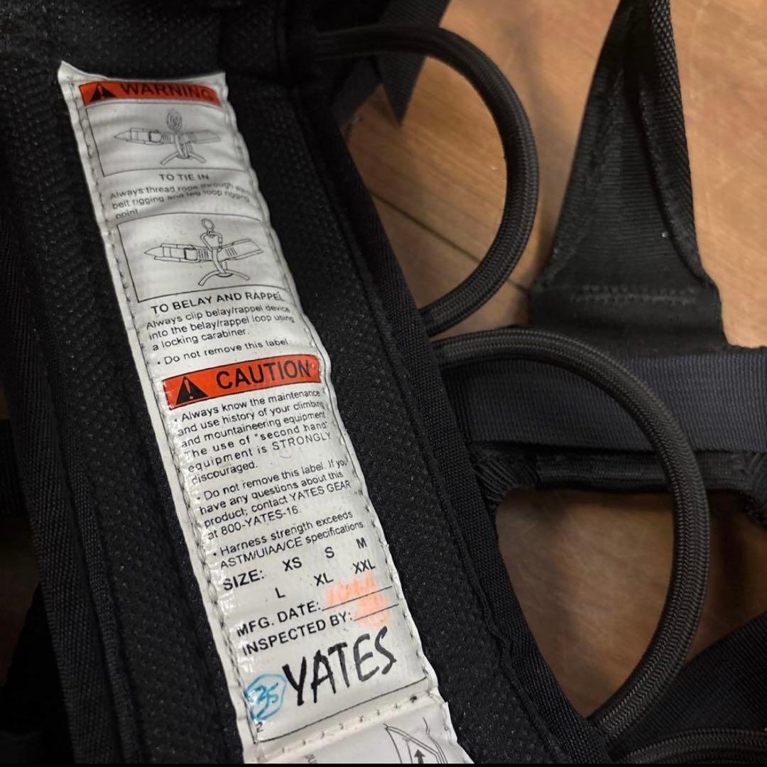 タグ付き　未使用　米軍放出　YATES TACTICAL ハーネス　MEDIUM