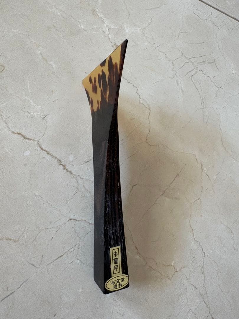 三味線バチ　本べっ甲　海宝堂製