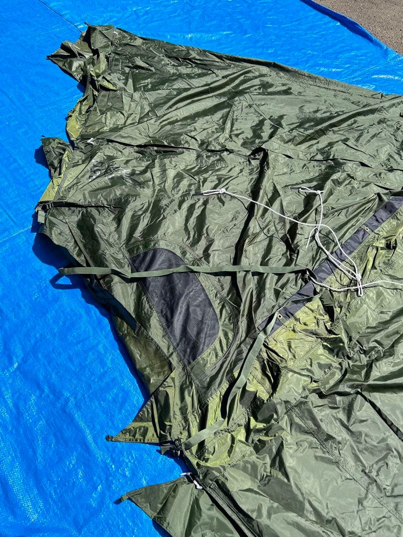 【試し張りのみ】DOD カマボコテント 3(S) T3-688-KH カーキ