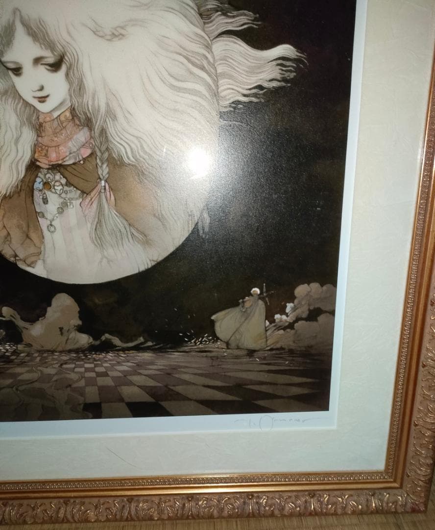 天使のたまご 想空 シルクスクリーン 版画 天野喜孝