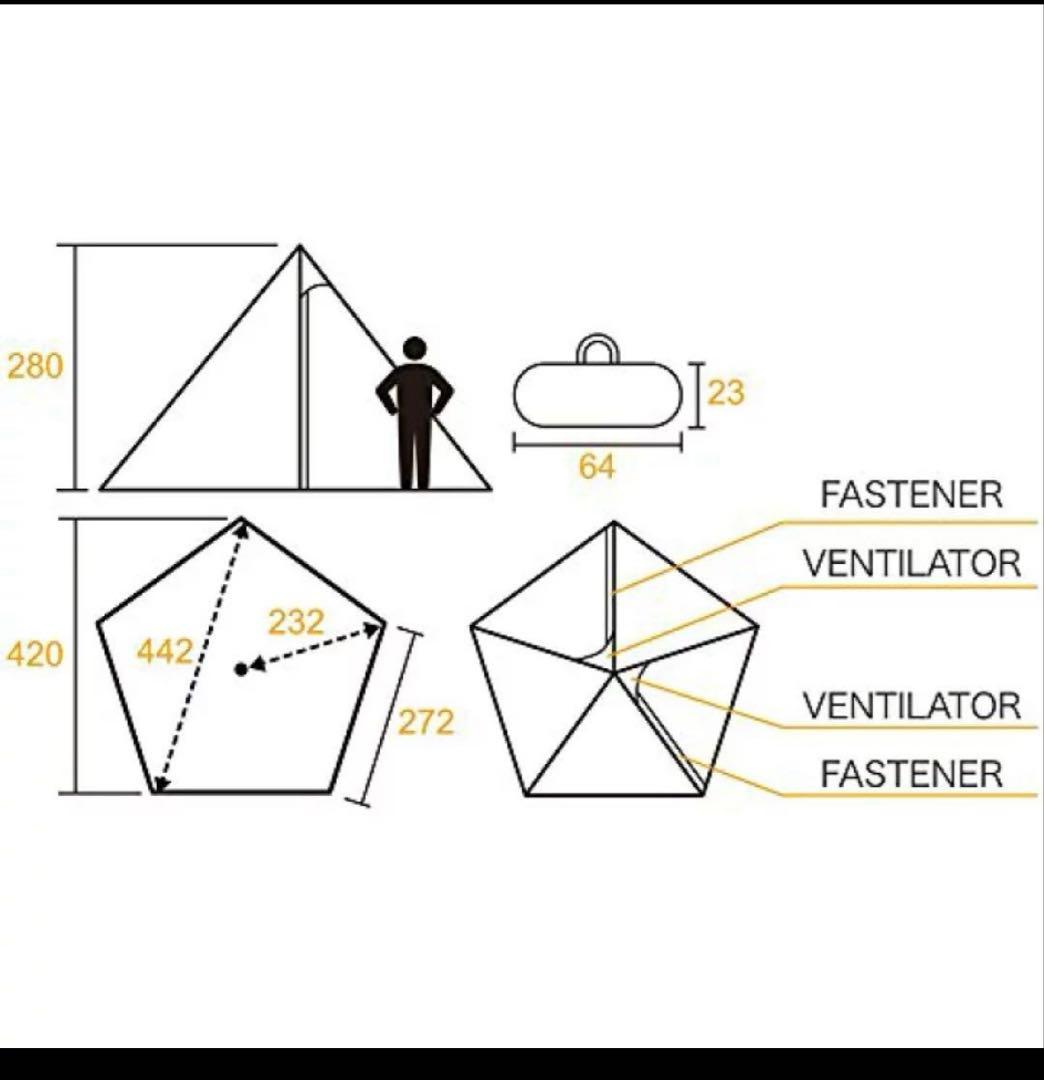 tent-Mark DESIGN CIRCUS TC テント　一回仮組のみ