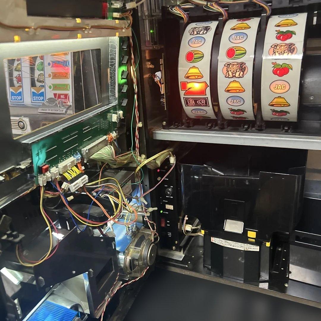 4号機 島唄30 チェリースイカ基盤　遅れ基盤 オートプレイ不要機