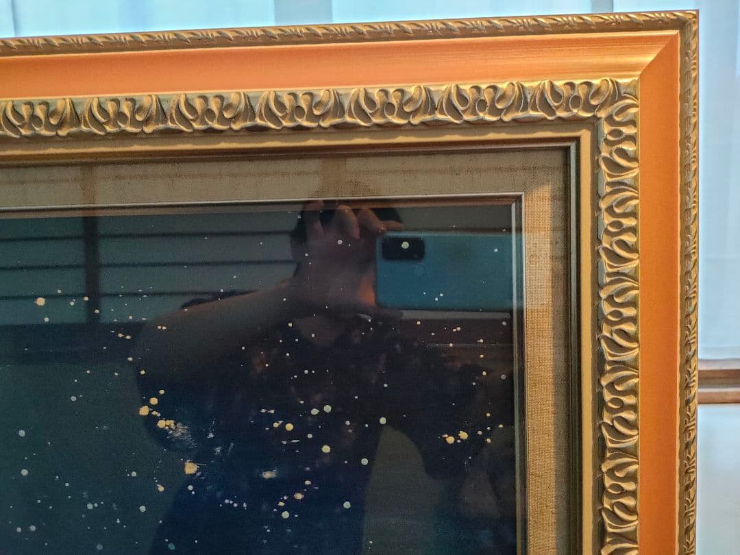 絵画　油彩画　原画　Ｆ30 【星空のクィーンズタウン