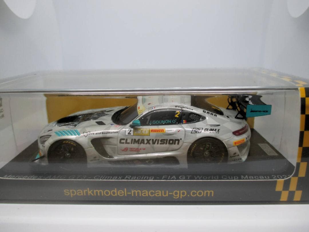 ミニカー 1/43 MercedesAMG GT3 #2 Macau 2023