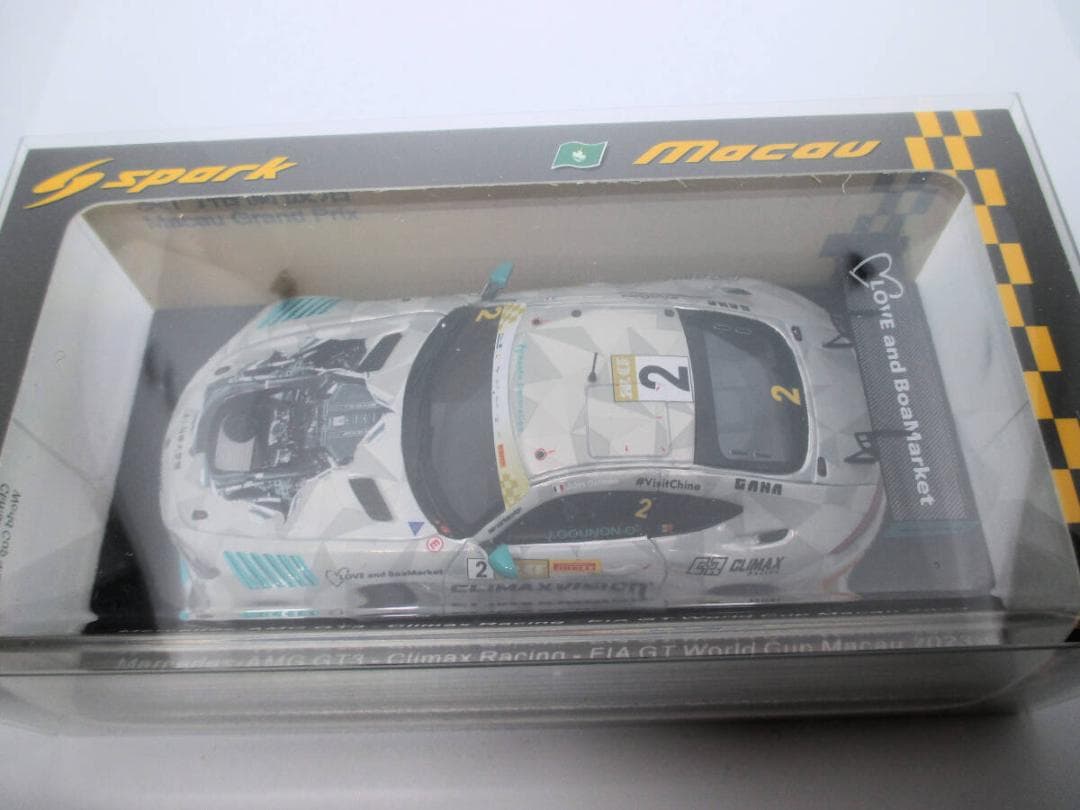 ミニカー 1/43 MercedesAMG GT3 #2 Macau 2023