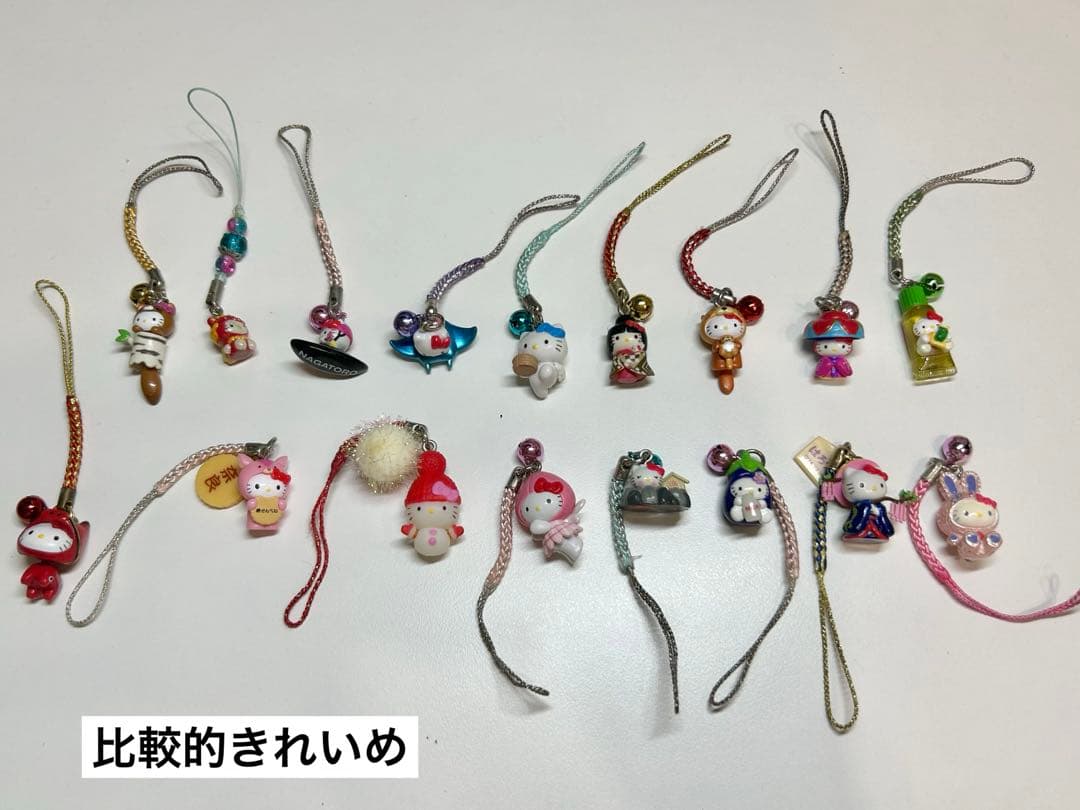 ご当地キティ ストラップ 根付け　まとめ売り