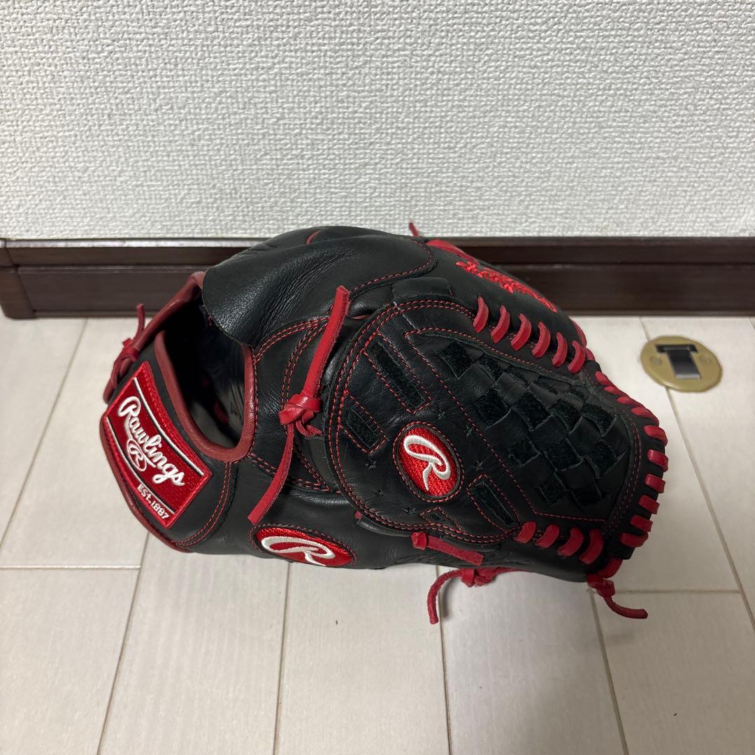 ローリングス　軟式用グローブ、ピッチャー用