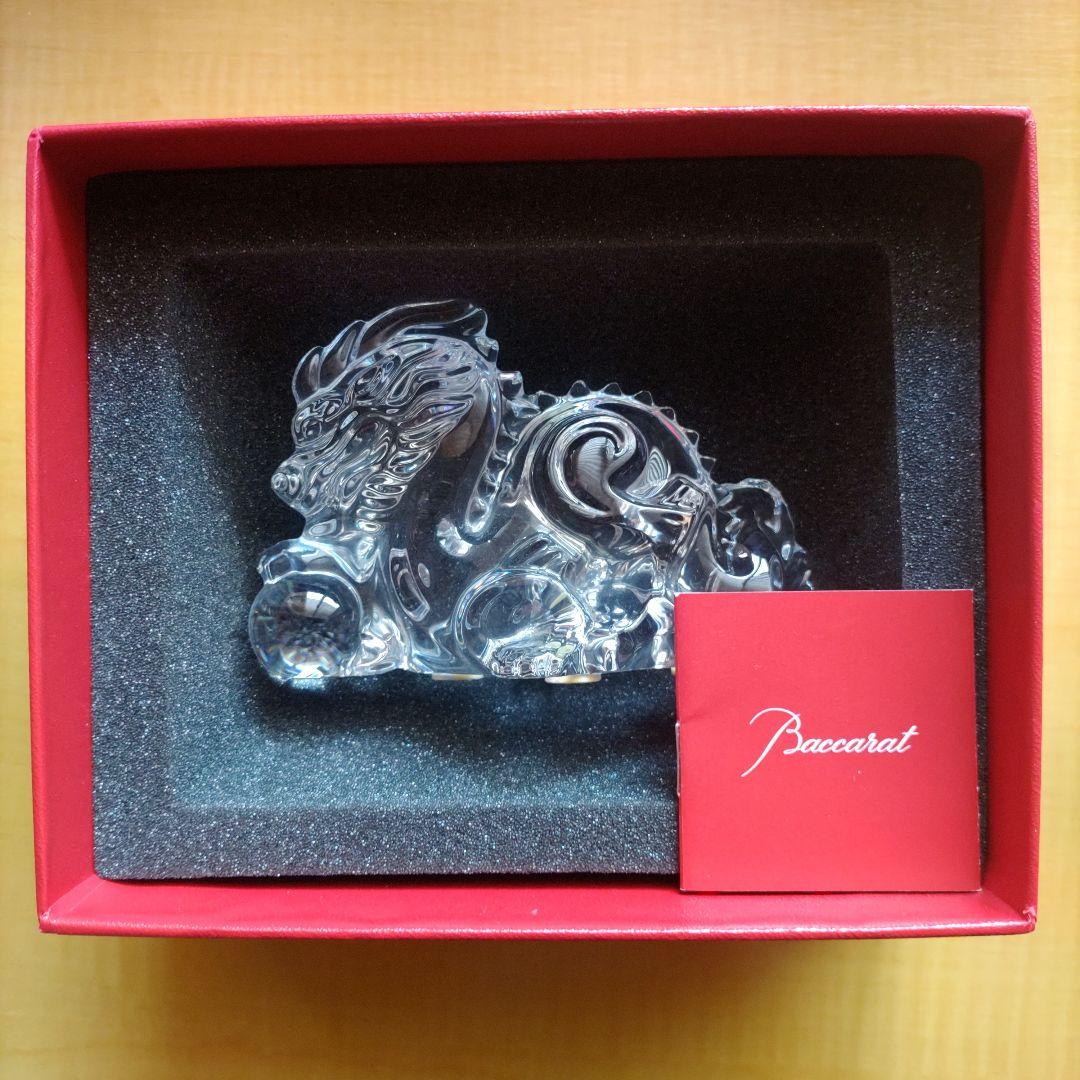 【ほぼ未使用】バカラ　オーナメント　龍　縁起物　干支　ドラゴンボール