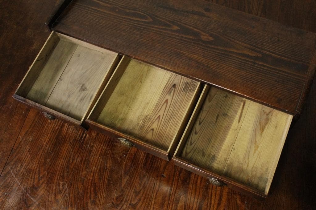 古い文机 昭和/ローテーブル古家具/古道具/テレビ台/木製机/ビンテージ/古材