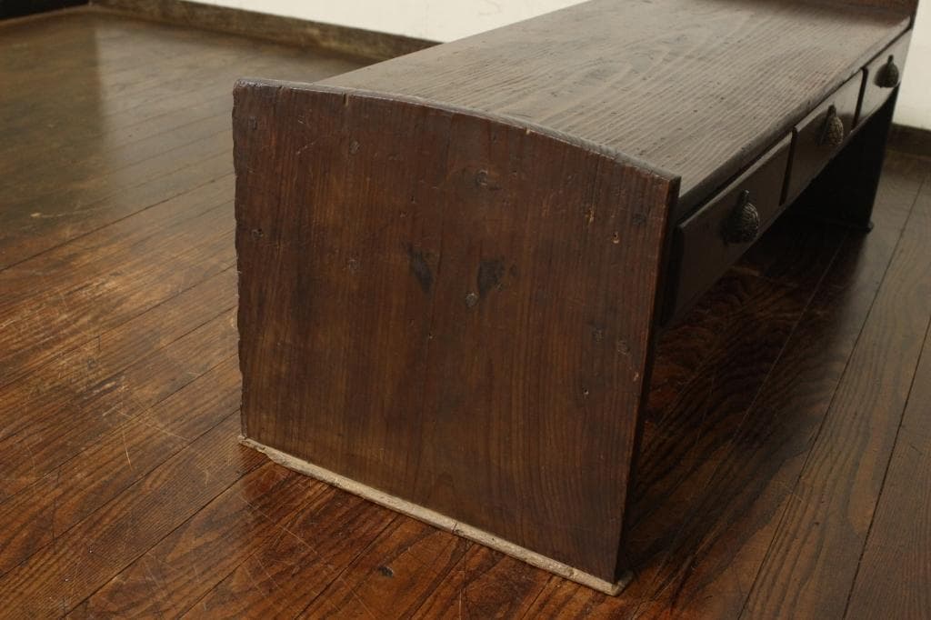 古い文机 昭和/ローテーブル古家具/古道具/テレビ台/木製机/ビンテージ/古材