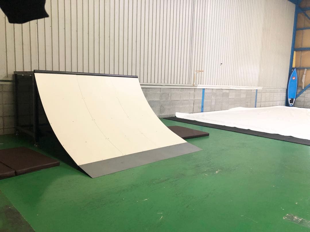 【サーフスケート・スケボー用】 クォーターランプ ミニランプ プラットフォーム付