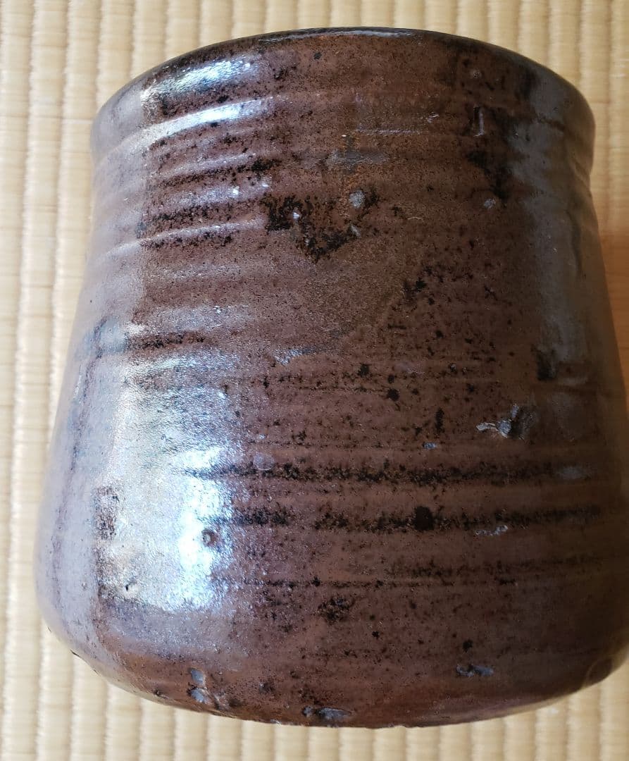 No227　古瀬戸 一重口水指　江戸前期　茶道具　表千家十代吸江斎箱書