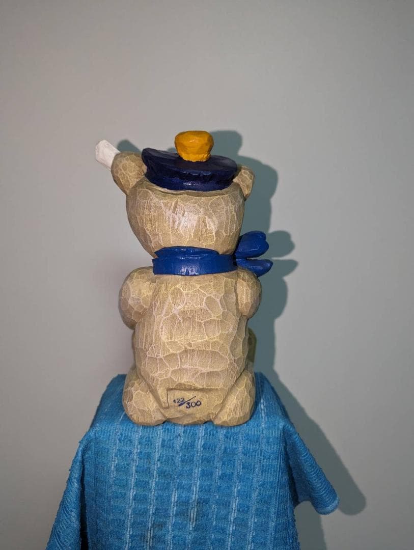 シュタイフ　２体　彫刻？とぬいぐるみ