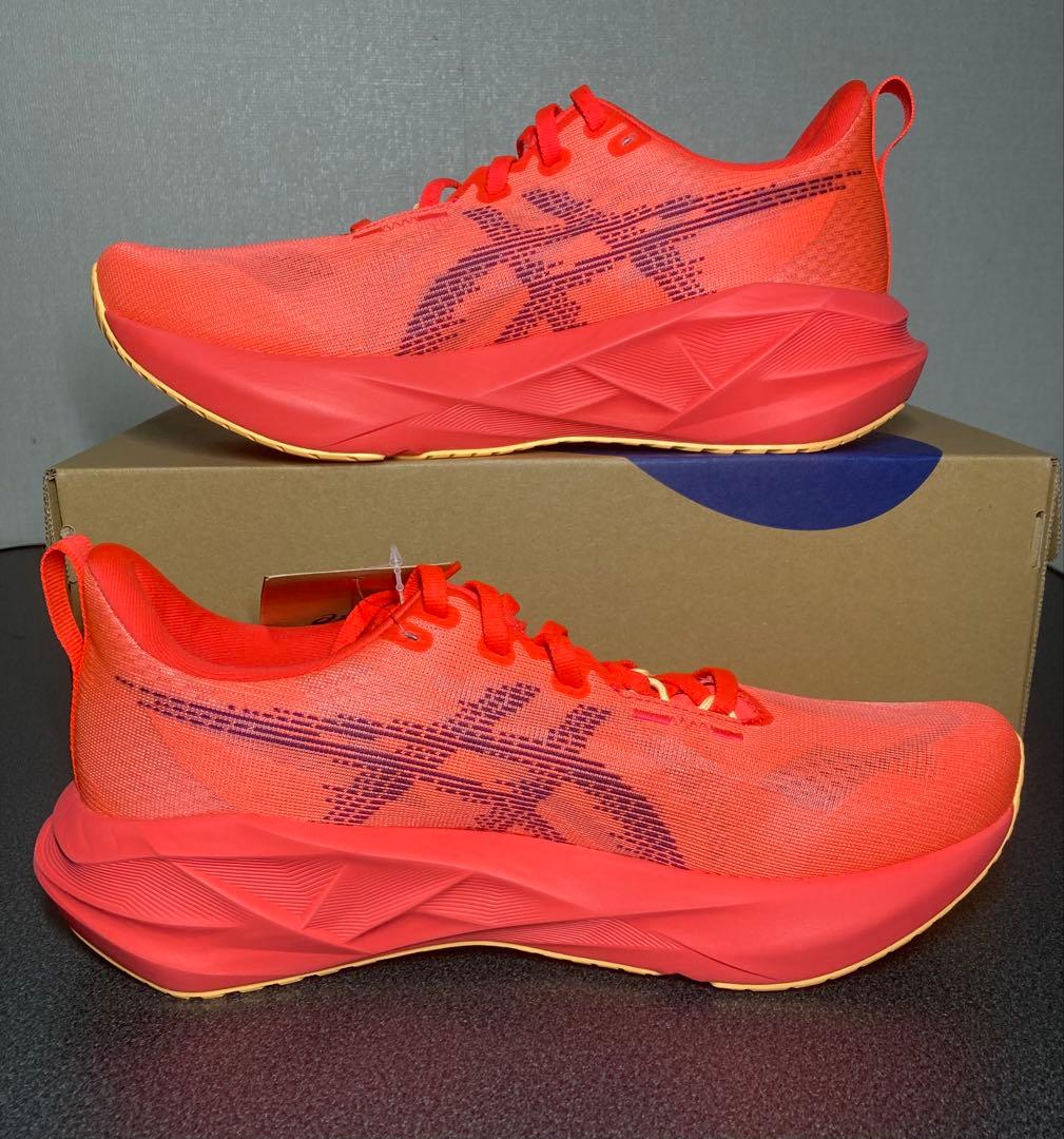 【未使用】アシックス・ノヴァブラスト5・レッド・27cm