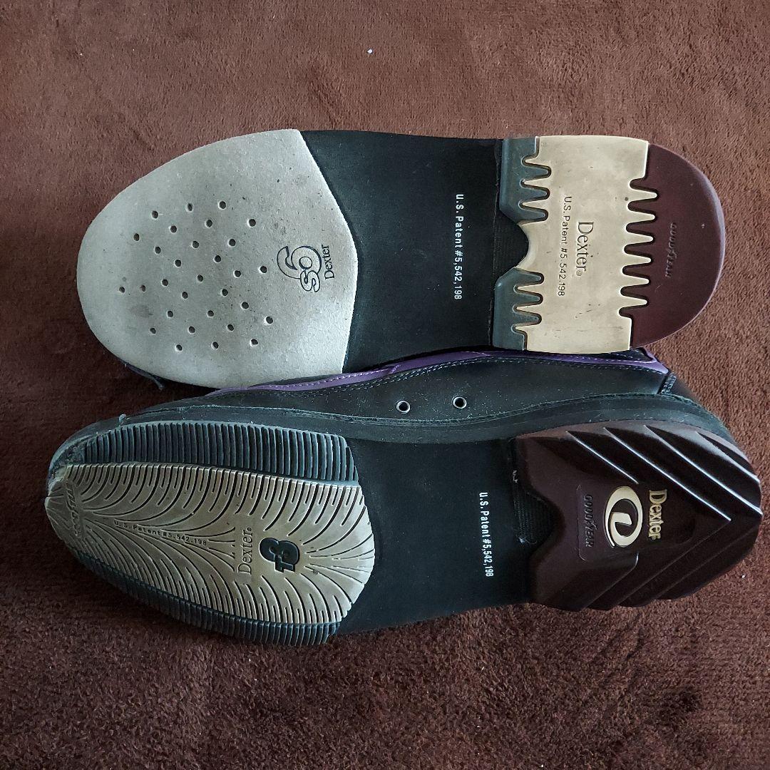 Dexter SST8 ボウリングシューズ 黒紫 25.5cm