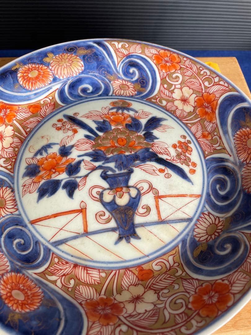古伊万里皿　錦手皿　陶器